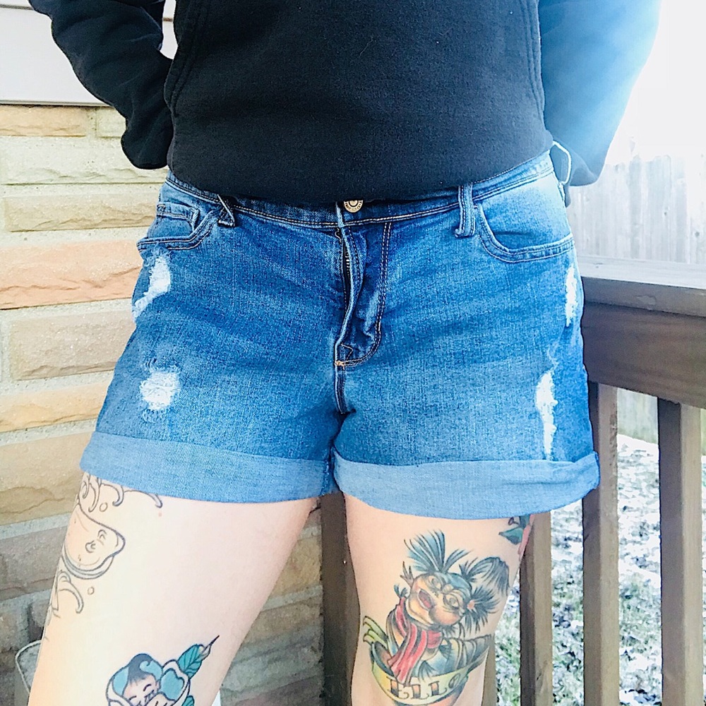 Boyfriend shorts